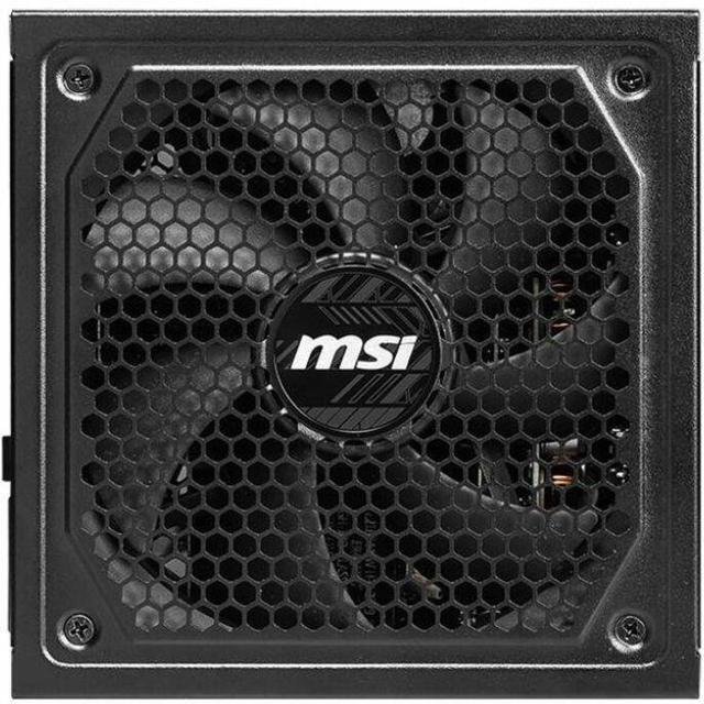 Alt view image 5 of 8 - MSI MAG 1000W Power Supply - Internal - 120 V AC, 230 V AC Input - 1000 W - Active PFC - 1 Fan(s) - NVIDIA SLI Supported - 90% Efficiency