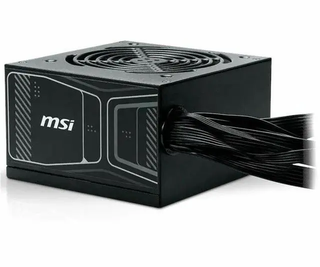 Alt view image 4 of 7 - MSI MAG 750W Power Supply - Internal - 120 V AC, 230 V AC Input - 5 V DC, 3.3 V DC, 12 V DC, -12 V DC, 5 V SB Output - 750 W - Active PFC - 1 +12V Rails - 1 Fan(s) - NVIDIA SLI Supported - 90% Efficie