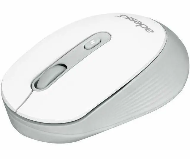 Main image of Adesso iMOUSE A30W Mouse - Optical - Wireless - 30 ft - Radio Frequency - 2.40 GHz - White - USB Type A - 2400 dpi - 4 Button(s) - Symmetrical