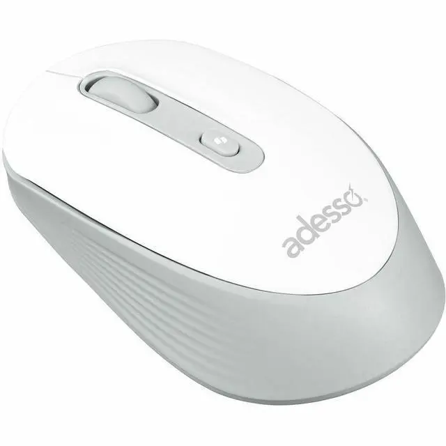 Alt view image 4 of 13 - Adesso iMOUSE A30W Mouse - Optical - Wireless - 30 ft - Radio Frequency - 2.40 GHz - White - USB Type A - 2400 dpi - 4 Button(s) - Symmetrical