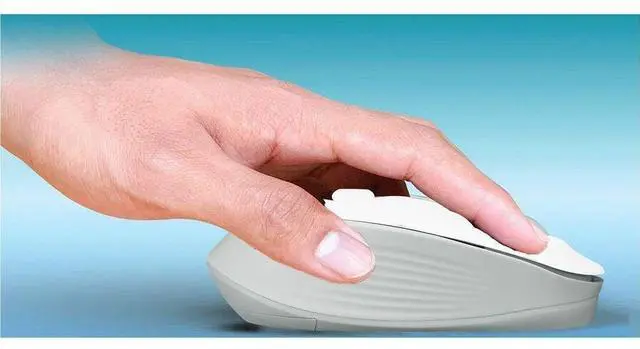 Alt view image 5 of 13 - Adesso iMOUSE A30W Mouse - Optical - Wireless - 30 ft - Radio Frequency - 2.40 GHz - White - USB Type A - 2400 dpi - 4 Button(s) - Symmetrical