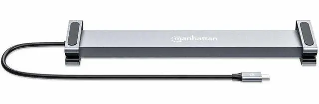 Alt view image 6 of 14 - Manhattan USB-C PD 10-in-1 Dual-HDMI Monitor Docking Station / Multiport Hub - for Notebook/Monitor/Smartphone/Tablet - Charging Capability - Memory Card Reader - SD, microSD - USB 3.2 (Gen 1) Type C