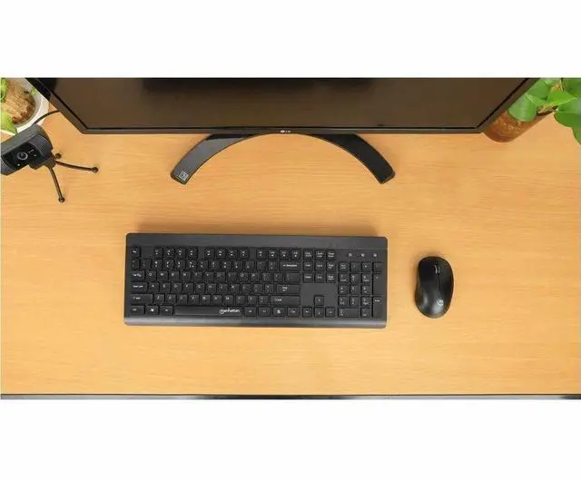 Alt view image 3 of 8 - Manhattan MWK7350 Wireless USB Keyboard and Mouse Combo Set