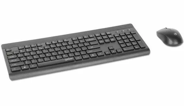 Alt view image 6 of 8 - Manhattan MWK7350 Wireless USB Keyboard and Mouse Combo Set