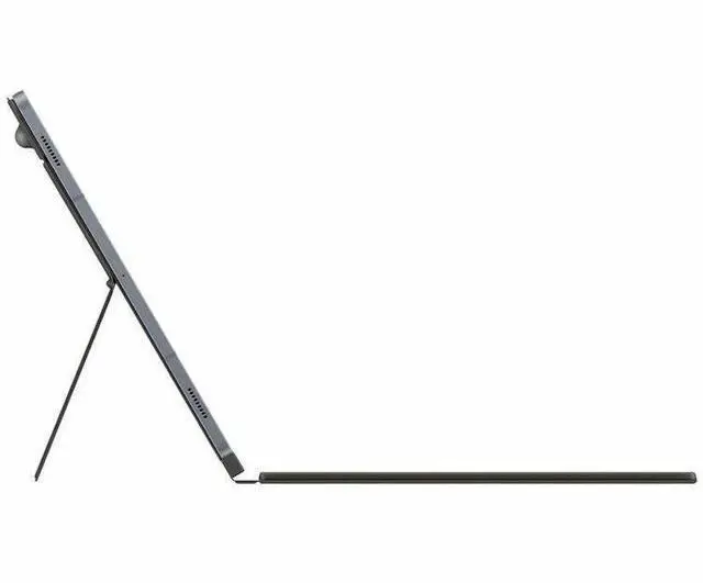 Alt view image 4 of 7 - Samsung Book Cover Keyboard/Cover Case (Book Fold) Samsung Galaxy Tab S10+, Galaxy Tab S9+, Galaxy Tab S9 FE+ Tablet - Black - 7.6" Height x 11.3" Width x 0.6" Depth