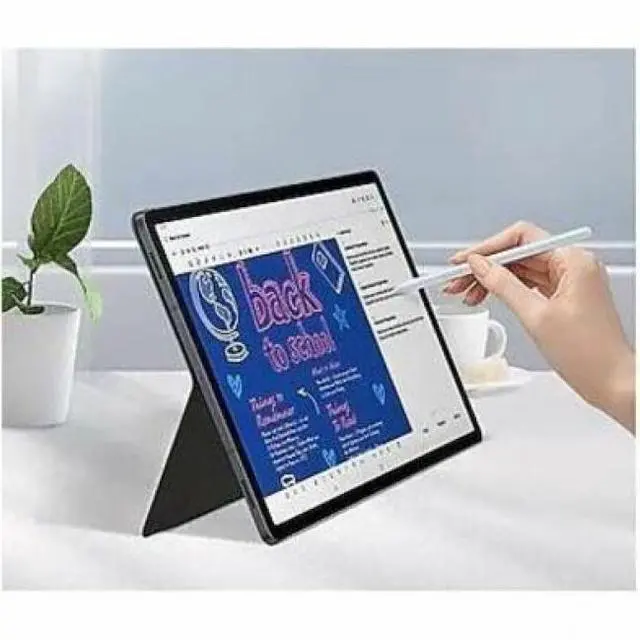 Alt view image 7 of 7 - Samsung Book Cover Keyboard/Cover Case (Book Fold) Samsung Galaxy Tab S10+, Galaxy Tab S9+, Galaxy Tab S9 FE+ Tablet - Black - 7.6" Height x 11.3" Width x 0.6" Depth