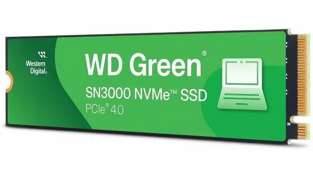 Alt view image 5 of 11 - WD Green SN3000 WDS500G4G0E-00CPS0 500 GB Solid State Drive - M.2 2280 Internal - PCI Express NVMe (PCI Express NVMe 4.0 x4) - Notebook, Desktop PC, Computer Device Supported - 100 TB TBW