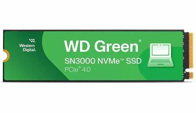 Alt view image 3 of 5 - WD Green SN3000 WDS200T4G0E-00CPS0 2 TB Solid State Drive - M.2 2280 Internal - PCI Express NVMe (PCI Express NVMe 4.0 x4) - Desktop PC, Notebook, Handheld, Computer, Storage System Device Supported -