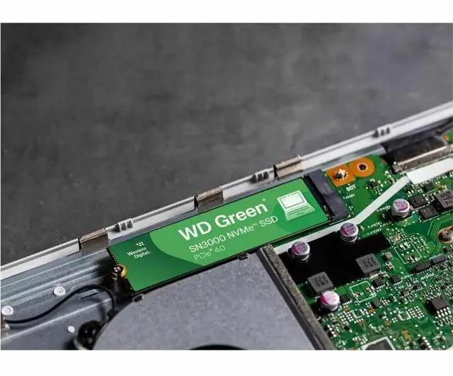 Alt view image 2 of 5 - WD Green SN3000 WDS200T4G0E-00CPS0 2 TB Solid State Drive - M.2 2280 Internal - PCI Express NVMe (PCI Express NVMe 4.0 x4) - Desktop PC, Notebook, Handheld, Computer, Storage System Device Supported -