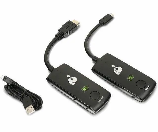 Main image of IOGEAR 4K USB-C to HDMI® Video Wireless Transmitter and Receiver Kit - 3 x USB - 1 x HDMI Out - 1080p, 720p - 4K - 3840 x 2160 - Home Theater, Office, Display