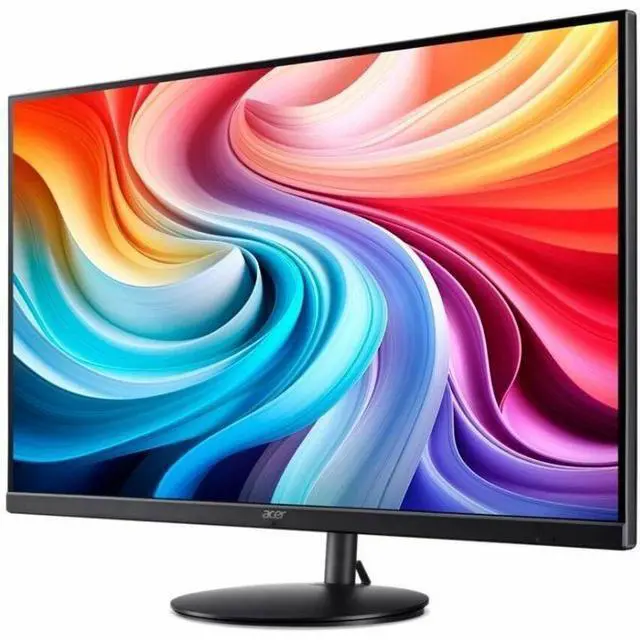 Alt view image 2 of 9 - Acer EB321HQU C3 32" Class LED Monitor - 16:9 - Black - 31.5" Viewable - 350 Nit - 1 ms - Speakers - HDMI - DisplayPort
