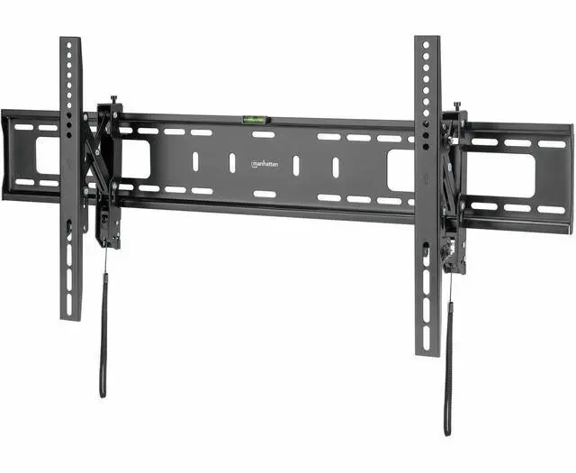 Alt view image 3 of 7 - Manhattan Anti-Theft Tilting TV Wall Mount with Extension -  Extends 75 to 136 mm (2.94 to 5.34 in.), Black