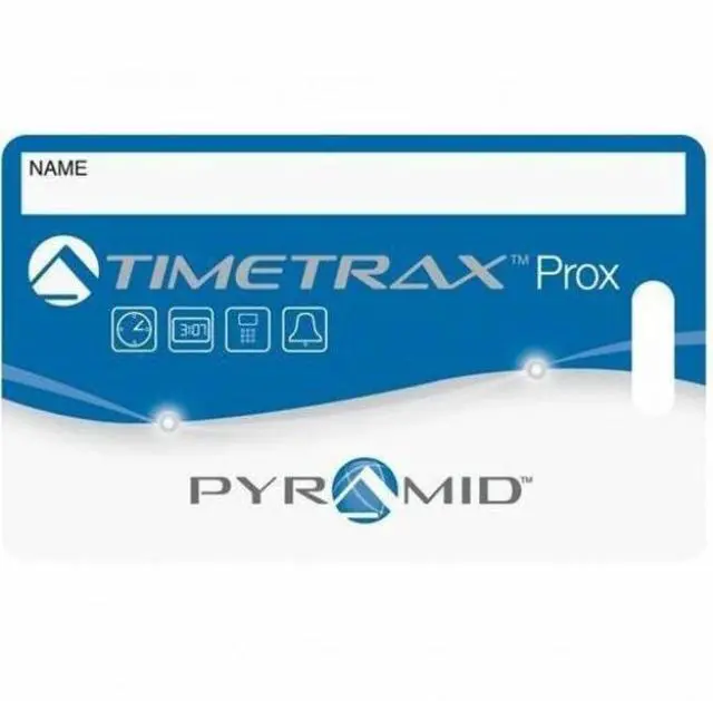 Alt view image 9 of 9 - Pyramid TimeTrax Proximity Badge 15/pk