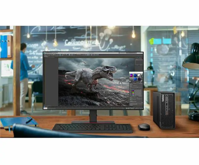 Alt view image 4 of 15 - Lenovo ThinkStation P3 30HA001VUS Workstation - Core i7 13th Gen i7-13700K - vPro Technology - 16 GB - 512 GB SSD - Ultra Small - Intel W680 Chip - Windows 11 Pro - Intel UHD Graphics 770 Graphics - N