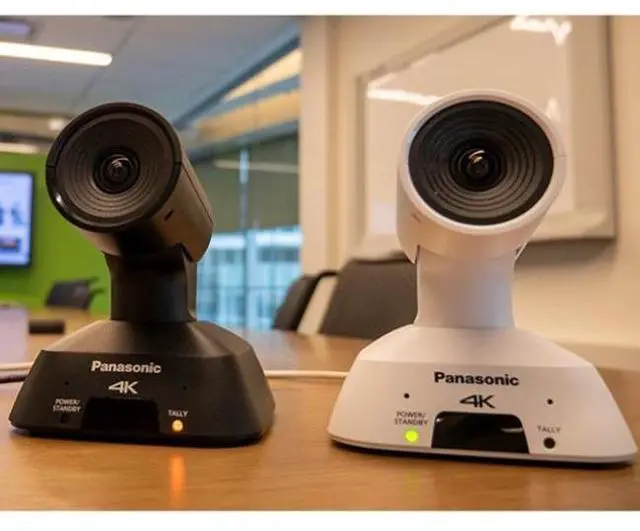 Alt view image 7 of 19 - Panasonic AW-UE4WG Compact Ultra Wide 4K Integrated PTZ Indoor Camera, White