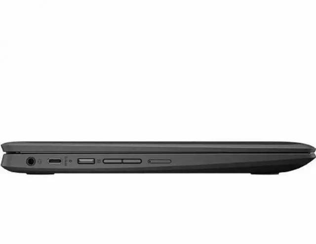 Alt view image 3 of 7 - HP Fortis Flip G1i 11.6" Touchscreen Convertible 2 in 1 Notebook - HD - Intel N-Series N150 - 4 GB - 128 GB Flash Memory - Jet Black - Intel Chip - 1366 x 768 - Windows 11 Pro - Intel UHD Graphic