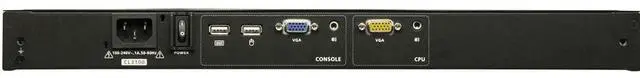 Alt view image 8 of 16 - Aten CL3100 LCD KVM 18.5" Console with Standard Rack Mount Kit CL3100NX
