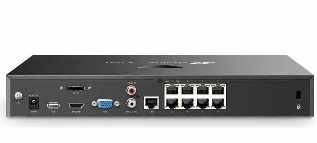 Alt view image 3 of 5 - TP-Link VIGI 8 Channel PoE+ Network Video Recorder 2 TB HDD