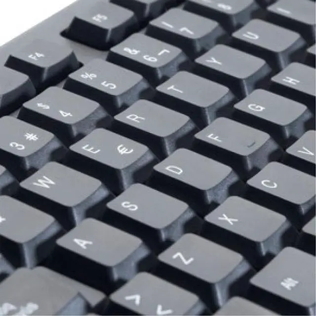 Alt view image 9 of 12 - Verbatim Slim Corded USB Keyboard and Mouse - Black (Spanish)