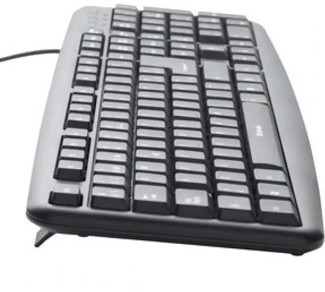 Alt view image 12 of 12 - Verbatim Slim Corded USB Keyboard and Mouse - Black (Spanish)