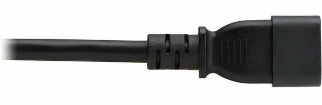 Alt view image 3 of 7 - Eaton Tripp Lite Series Power Cord, C14 to C21 - Heavy-Duty, 15A, 250V, 14 AWG, 5 ft. (1.5 m), Black