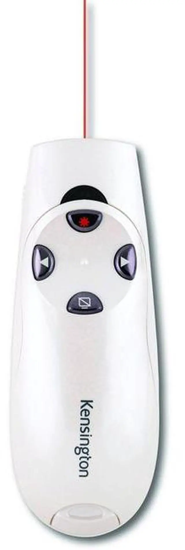 Alt view image 7 of 12 - Kensington Presenter Expert Wireless with Red Laser - Pearl White - Wireless - Radio Frequency - 2.40 GHz - Pearl White - USB - 6 Button(s)