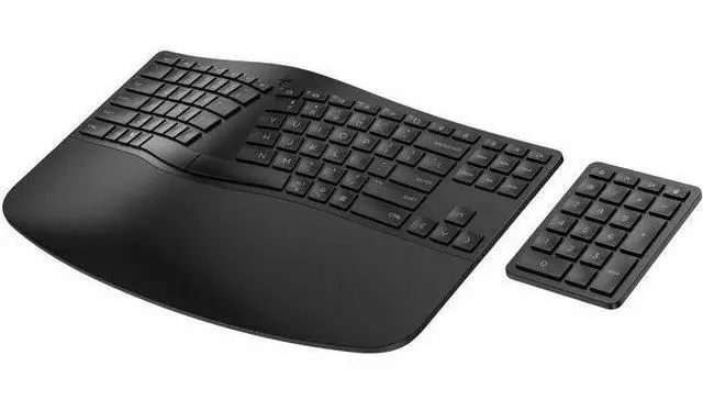 Alt view image 8 of 20 - HP 965 Ergonomic Wireless Keyboard for business