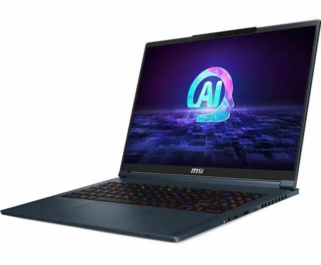 Alt view image 8 of 12 - MSI Stealth 16 AI Studio 16" 32GB 1TB SSD Ultra 9-185H 3.80GHz WIN11H, Star Blue