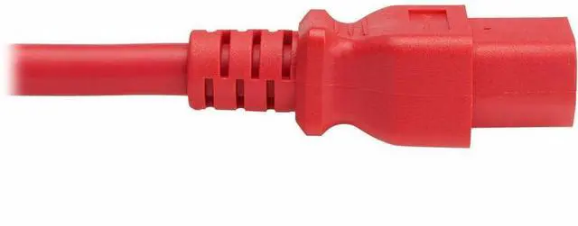 Alt view image 6 of 7 - Eaton Tripp Lite Series Power Cord, C20 to C21 - Heavy-Duty, 20A, 250V, 12 AWG, 2 ft. (0.6 m), Red