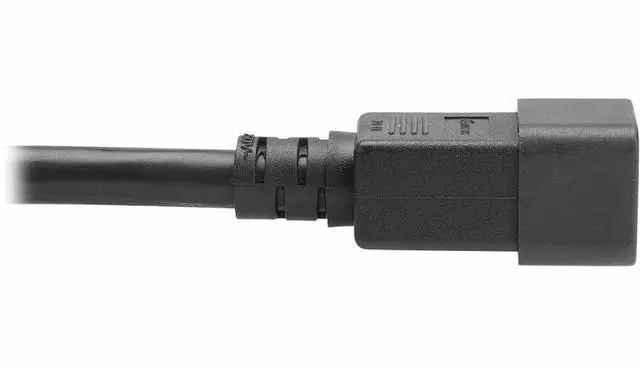 Alt view image 3 of 7 - Eaton Tripp Lite Series Power Cord, C20 to C21 - Heavy-Duty, 20A, 250V, 12 AWG, 5 ft. (1.5 m), Black