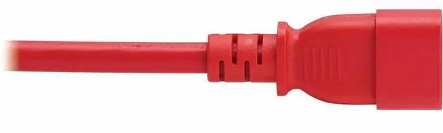 Alt view image 5 of 7 - Eaton Tripp Lite Series Power Cord, C14 to C21 - Heavy-Duty, 15A, 250V, 14 AWG, 3 ft. (0.9 m), Red