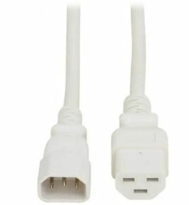 Main image of Eaton Tripp Lite Series Power Cord, C14 to C21 - Heavy-Duty, 15A, 250V, 14 AWG, 6 ft. (1.8 m), White