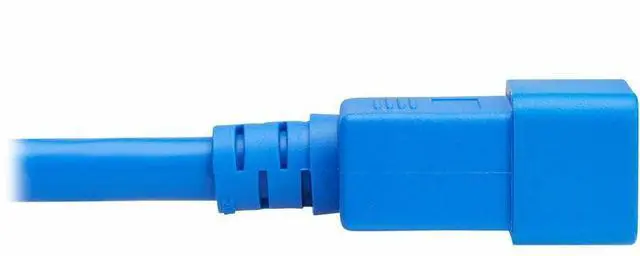 Alt view image 2 of 7 - Eaton Tripp Lite Series Power Cord, C20 to C21 - Heavy-Duty, 20A, 250V, 12 AWG, 2 ft. (0.6 m), Blue
