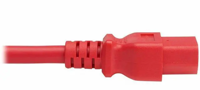 Alt view image 6 of 7 - Eaton Tripp Lite Series Power Cord, C20 to C21 - Heavy-Duty, 20A, 250V, 12 AWG, 2.5 ft. (0.76 m), Red