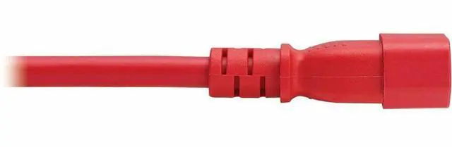 Alt view image 2 of 7 - Eaton Tripp Lite Series Power Cord, C14 to C21 - Heavy-Duty, 15A, 250V, 14 AWG, 2.5 ft. (0.76 m), Red - For Computer, Server, UPS, PDU, Switch, Rack, Network Device, Blade Server, Router, Network Swit