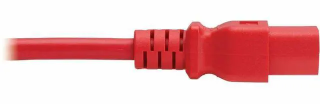 Alt view image 3 of 7 - Eaton Tripp Lite Series Power Cord, C14 to C21 - Heavy-Duty, 15A, 250V, 14 AWG, 2.5 ft. (0.76 m), Red - For Computer, Server, UPS, PDU, Switch, Rack, Network Device, Blade Server, Router, Network Swit
