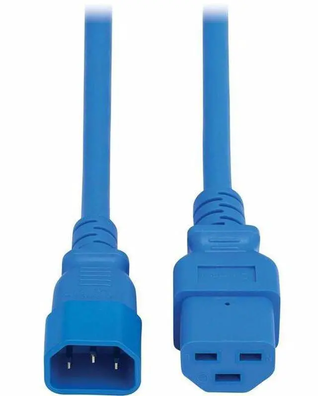 Main image of Eaton Tripp Lite Series Power Cord, C14 to C21 - Heavy-Duty, 15A, 250V, 14 AWG, 6 ft. (1.8 m), Blue - For Computer, Server, UPS, PDU, Switch, Rack, Network Device, Blade Server, Router, Network Switch