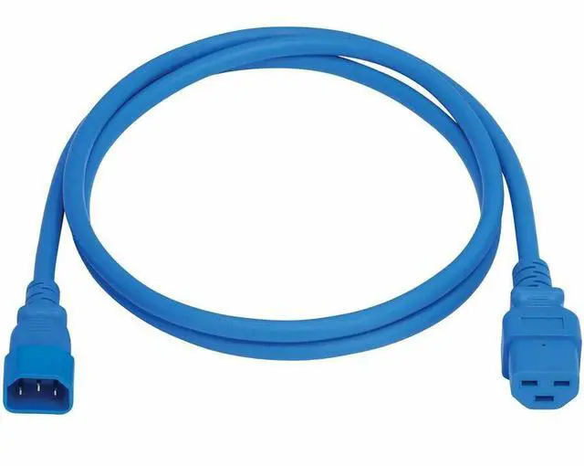 Alt view image 5 of 7 - Eaton Tripp Lite Series Power Cord, C14 to C21 - Heavy-Duty, 15A, 250V, 14 AWG, 6 ft. (1.8 m), Blue - For Computer, Server, UPS, PDU, Switch, Rack, Network Device, Blade Server, Router, Network Switch