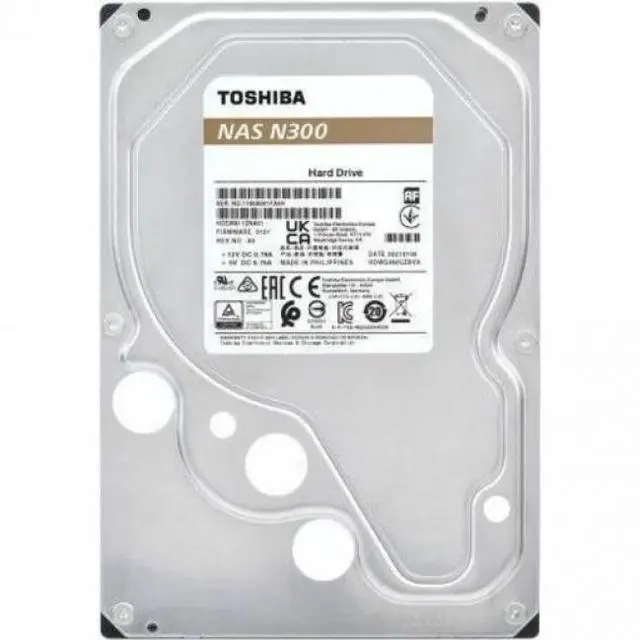 Alt view image 2 of 10 - Toshiba N300 Pro 10 TB Hard Drive - 3.5" Internal - SATA (SATA/600) - NAS Device Supported - 7200rpm - 281 MB/s Maximum Read Transfer Rate