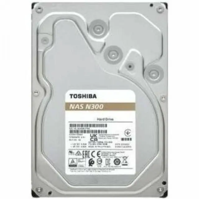 Alt view image 2 of 9 - Toshiba N300 HDWG51GXZSTA 16 TB Hard Drive - 3.5" Internal - SATA (SATA/600) - Conventional Magnetic Recording (CMR) Method - NAS, Storage Server, Server, Cloud Storage Device Supported - 7200rpm