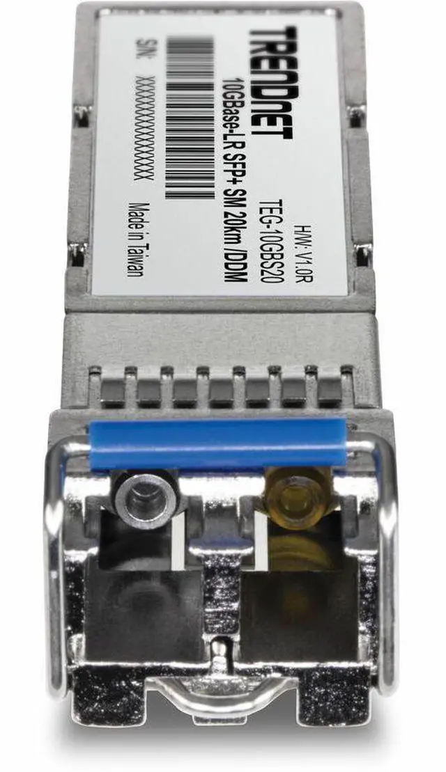 Alt view image 15 of 16 - TRENDnet TEG-10GBS20, SFP+ Single Mode LC Module (20km), Lifetime Protection