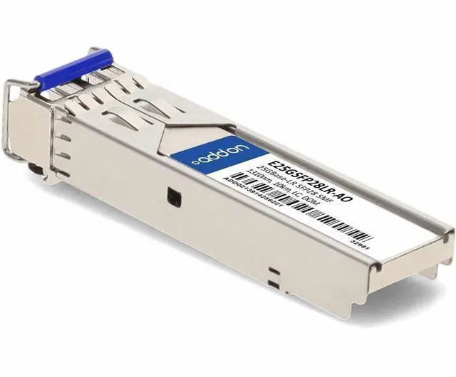 Alt view image 3 of 8 - AddOn Intel SFP28 Module - For Data Networking, Optical Network - 1 x LC 25GBase-LR Network - Optical Fiber - Single-mode - 25 Gigabit Ethernet - 25GBase-LR - Hot-swappable - 1 - TAA Compliant