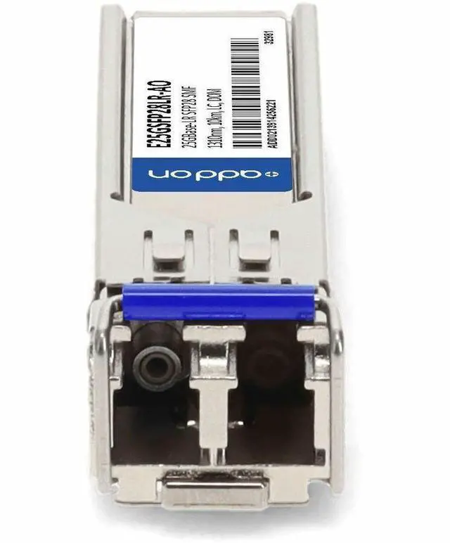 Alt view image 5 of 8 - AddOn Intel SFP28 Module - For Data Networking, Optical Network - 1 x LC 25GBase-LR Network - Optical Fiber - Single-mode - 25 Gigabit Ethernet - 25GBase-LR - Hot-swappable - 1 - TAA Compliant