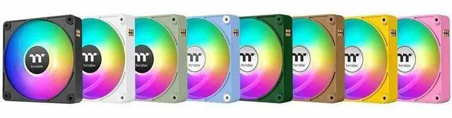 Alt view image 14 of 14 - Thermaltake CT140 EX ARGB Sync PC Cooling Fan 3 Pack, PWM 500~1800 RPM, 5V Motherboard Sync, 16.8 Million Colors 9 LEDs, MagForce 2.0 Connectors, Hydraulic Bearing, Gravel Sand, CL-F218-PL14GS-A