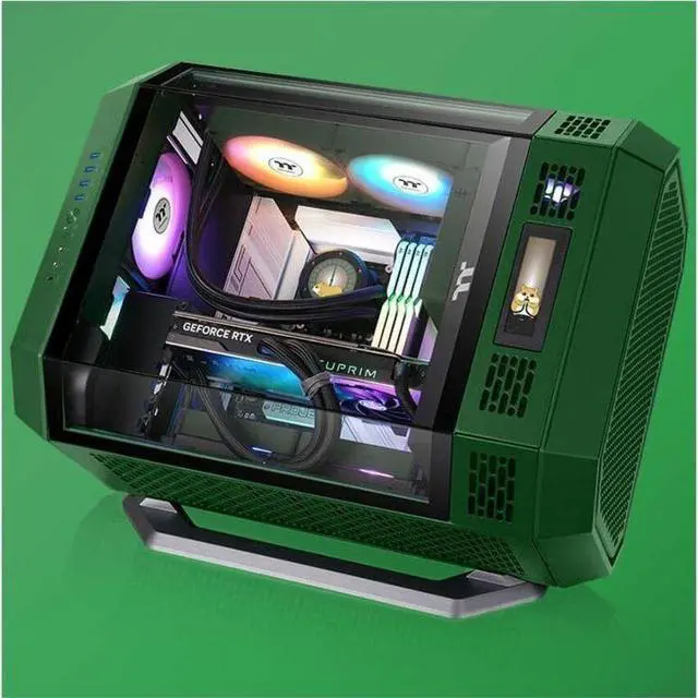 Alt view image 13 of 15 - Thermaltake CT140 EX ARGB Sync PC Cooling Fan 3 Pack, PWM 500~1800 RPM, 5V Motherboard Sync, 16.8 Million Colors 9 LEDs, MagForce 2.0 Connectors, Hydraulic Bearing, Racing Green, CL-F222-PL14RG-A