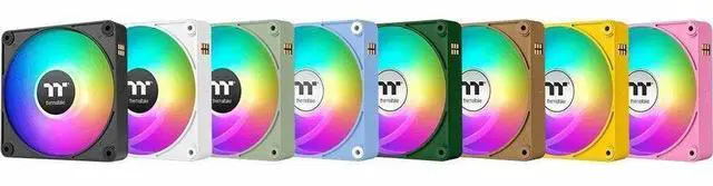 Alt view image 14 of 15 - Thermaltake CT140 EX ARGB Sync PC Cooling Fan 3 Pack, PWM 500~1800 RPM, 5V Motherboard Sync, 16.8 Million Colors 9 LEDs, MagForce 2.0 Connectors, Hydraulic Bearing, Racing Green, CL-F222-PL14RG-A