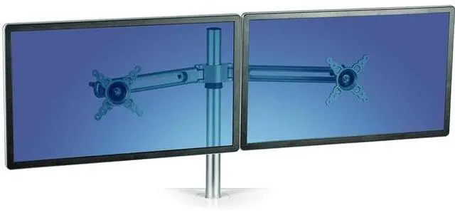Alt view image 17 of 20 - Fellowes Lotus Adjustable Monitor Arm Up to 8042901