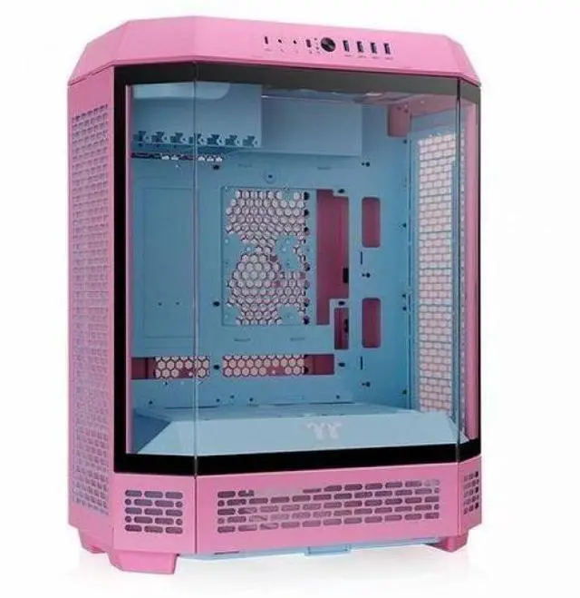 Alt view image 8 of 15 - Thermaltake The Tower 600 Bubble Pink Mid Tower Chassis CA1Z100MAWN00
