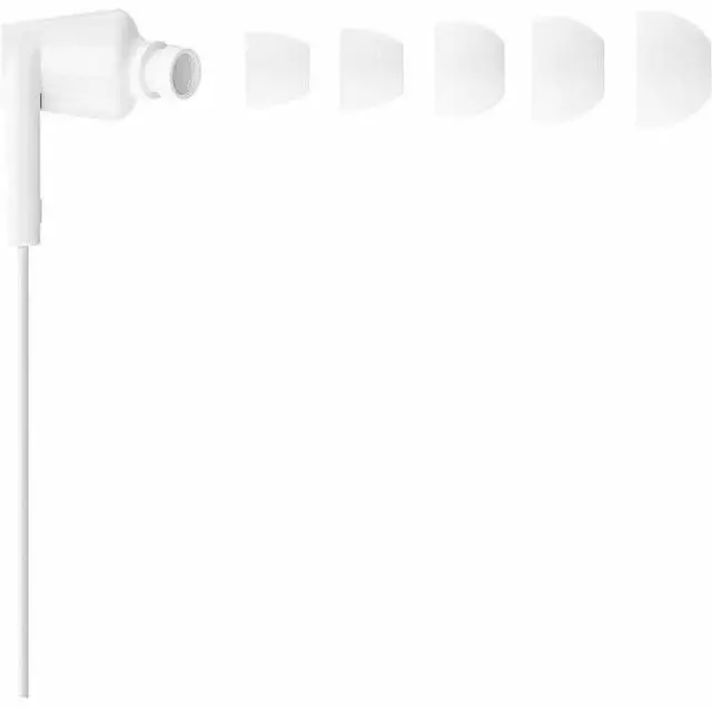 Alt view image 2 of 13 - Belkin SoundForm USB-C Wired Earbuds with Adjustable Volume Limiter - White