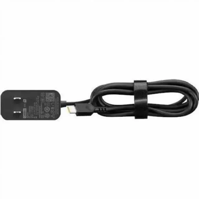 Alt view image 7 of 10 - Lenovo 65W USB-C Wall Adapter-US Pin